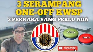 3 PERKARA YANG PERLU ADA DALAM USAHA ONEOFF KWSP [upl. by Ettari866]