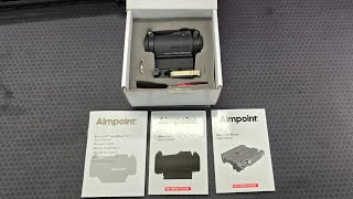 Mail Call Aimpoint Micro T2 2 MOA Red Dot Sight [upl. by Elleirb97]