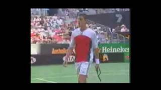 Marat Safin getting angry  Australian Open 2004 [upl. by Ulberto]