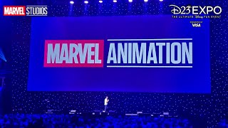 MARVEL STUDIOS D23 ANIMATION FULL PANEL PRESENTATION XMen 97 Season 2 SpiderMan Marvel Zombies [upl. by Hemingway846]