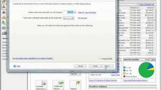 Peachtree Tutorial The Sales Tax Wizard Sage Training Lesson 91 [upl. by Dibbell463]