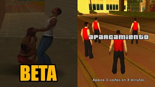 Así era REALMENTE la BETA de GTA San Andreas 2024 [upl. by Dorrahs]