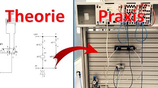 Elektropneumatik Praxis  Aufbauanleitung doppeltwirkender Zylinder im Labor  Schritt für Schritt [upl. by Zasuwa]