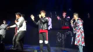 2PM World Tour in Chicago  Junho Speaking English [upl. by Nnyledam]