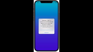 Autoriser les demandes de suivi des apps iPhone sous iOS 145 etc [upl. by Hsejar]