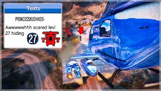 Trolling a Conada Griefer as a Level 27 “Noob” on GTA Online [upl. by Lunnete]