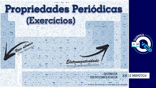 Propriedades Periódicas  Exercícios [upl. by Ierbua]