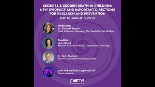 Seizures amp Sudden Death in Children New evidence important directions for research and prevention [upl. by Belloir114]