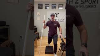 Elevated Lunge with Upper Extremity Assist Chair amp PVC [upl. by Boudreaux]