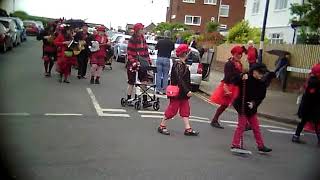 Sheringham Potty Morris Festival 6th July 2019 The procession moves off [upl. by Eednim]