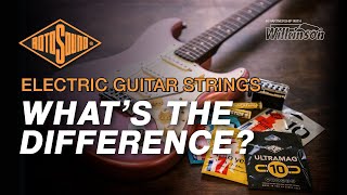 Electric Guitar String Comparison  Rotosound x Wilkinson Direct [upl. by Niwled964]