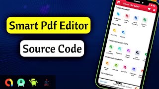 Smart PDF Editor Source code Android studio [upl. by Hanavas]