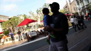 Cuttino Mobley And Son Spend Time At The Grove [upl. by Enairb637]