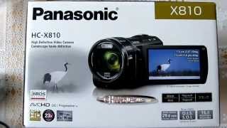 PANASONIC HCX810 UNBOXING  FIRST IMAGE  Karton wird ausgepackt [upl. by Cleasta]