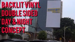 Backlit Vinyl Double Sided  Billboard Backlit Day N Night Tiket Dot Com [upl. by Chessa]