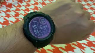 Garmin Instinct 2x Tactical  Installed Screen Protector [upl. by Willamina]