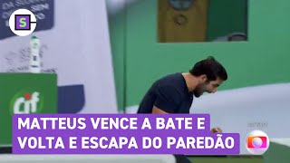 BBB 24 Matteus vence bate e volta e escapa do paredão [upl. by Ennaimaj]