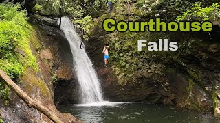 COURTHOUSE FALLS 45 ft Cliff Jump [upl. by Haon]