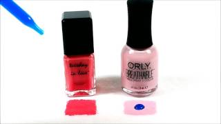 Tuesday in Love vs Orly halal nail polish halalnailpolish nailpolish halalcosmetics [upl. by Krusche]