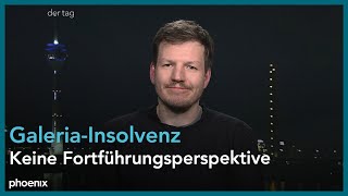 Wirtschaftskorrespondent Jonas Jansen zum Insolvenzantrag von Galeria Karstadt Kaufhof [upl. by Sassan]