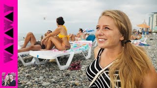 24 hours in Batumi Georgia 😍  Travel Couple Vlog 396 [upl. by Annawad784]