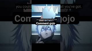 Gojo sataro anime real or fake gojo cartoon vs anime Gojo short [upl. by Yoreel438]