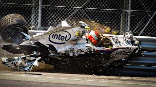 20 Worst F1 Crashes EVER [upl. by Yordan]