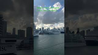 Mighty Ships in Miamiseatravel miami seafarerjourney [upl. by Erehc]