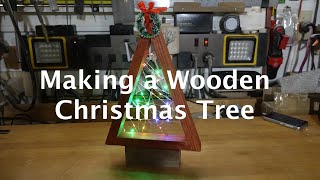 Making a Wooden Christmas Tree [upl. by Ailedo348]