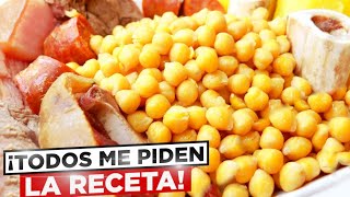 COCIDO DE GARBANZOS 🍲😋 RECETA de la ABUELA potaje tradicional receta sencilla [upl. by Millham]