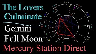 Astrology Dec 1016 2024 Venus opp Mars  Mercury sextile Venus  Gemini Full Moon  Mercury Direct [upl. by Novonod]