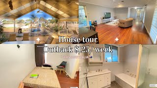 TOUR RENT RUMAH DI OUTBACK AUSTRALIA 🇦🇺 125week WORTH IT   WHV AUSTRALIA 🇦🇺✨ [upl. by Odlonra165]