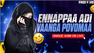 😜 ENNAPPA ADI VAANGA POVOMAA🤣 Unique Asmi is live 🥰 [upl. by Eenal]