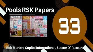 WEEK 33 UK FOOTBALL POOL RSK PAPERS REVIEW VIDEO SERIES FOR THE WEEK 20232024 SEASON  1718 FEB [upl. by Ramin]