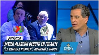 Javier Alarcón debutó en ESPN con fuego y le dio con todo al futbol mexicano  Futbol Picante [upl. by Ellienad883]