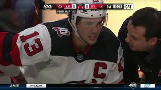 Nico Hischier injured by Watson [upl. by Dayna]