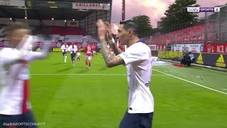 DiMaría Scores Stunning Olimpico Goal [upl. by Adnohrahs]