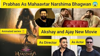 Prabhas As Mahaavtar Narshima Bhagwan 😱 ।। Ajay Devgan And Akshay Kumar New Movie Together [upl. by Fronia]