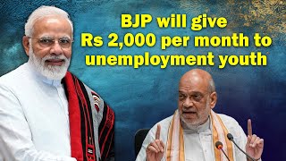 BJP give rs 2000 per month to unemployment youth  Jharkhand Election 2024 [upl. by Thorwald390]