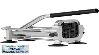 VEVOR French Fry Cutter 12quot Stainless Steel Blade Potato Slicer Manual Potato Review [upl. by Jenna]