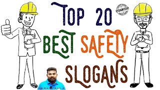 TOP 20 BEST SAFETY SLOGANS  NATIONAL SAFETY DAY 2022  SAFETY SLOGANS  NSD 2022  SAFETY SAVES [upl. by Nashner]