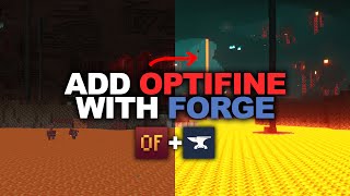 How To Use Optifine with Forge in Minecraft 1182 Forge  Optifine [upl. by Faden]