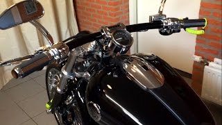 HarleyDavidson FXSB Chrom Custom Peter from Holland [upl. by Emelin]