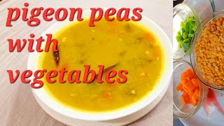 Arhar Dal Recipe  Dal with vegetables [upl. by Furr59]