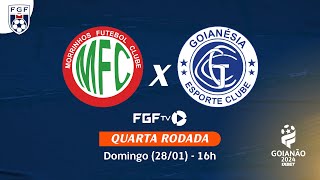 Ao vivo  Morrinhos FC X Goianésia EC  Campeonato Goianão 2024 [upl. by Atiuqat]