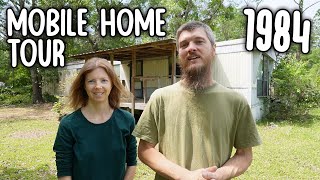 We Bought an Old Mobile Home  Full Tour [upl. by Mallory282]