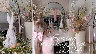 🌸NEW🌸2024 SPRING DECORATE WITH ME🌱DECORATE WITH ME FOR EASTER🐣 SPRING FARMHOUSE DECORATING🌱🌸 [upl. by Llevad]