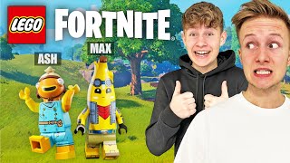 ICH SPIELE DAS ERSTE MAL LEGO FORTNITE 🤯 mit Echtso [upl. by Mord]