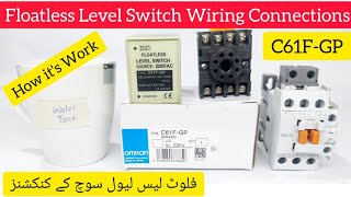 C61FGP Floatless Level Switch connections in urduhindiReview amp working of Floatless Level Switch [upl. by Sophi]