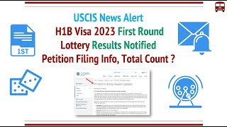 USCIS News  H1B 2023 Lottery Results Notified for all Petition Filing Info Counts [upl. by Maisel]